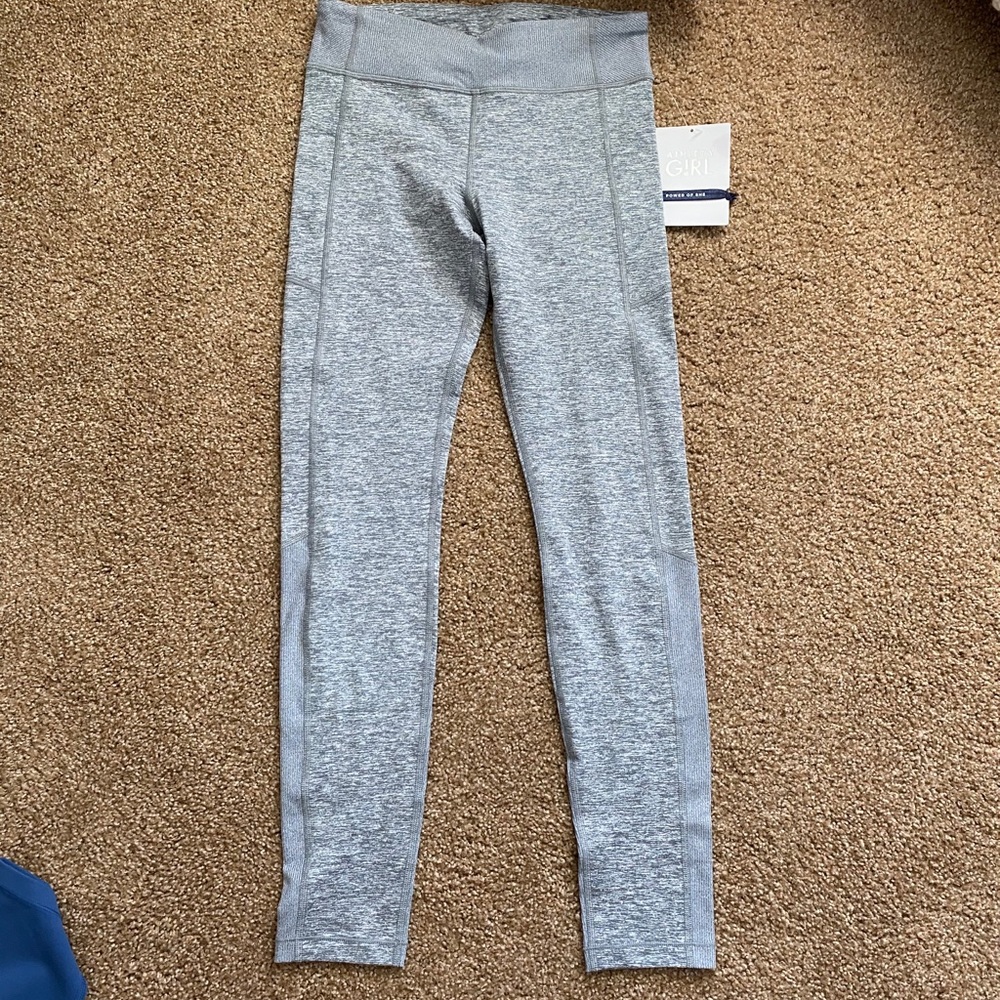 Athleta girl grey leggings